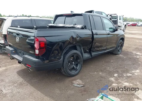 2023 Honda Ridgeline Black Edition из США, поврежденный, VIN 5FPYK3F83PB023481